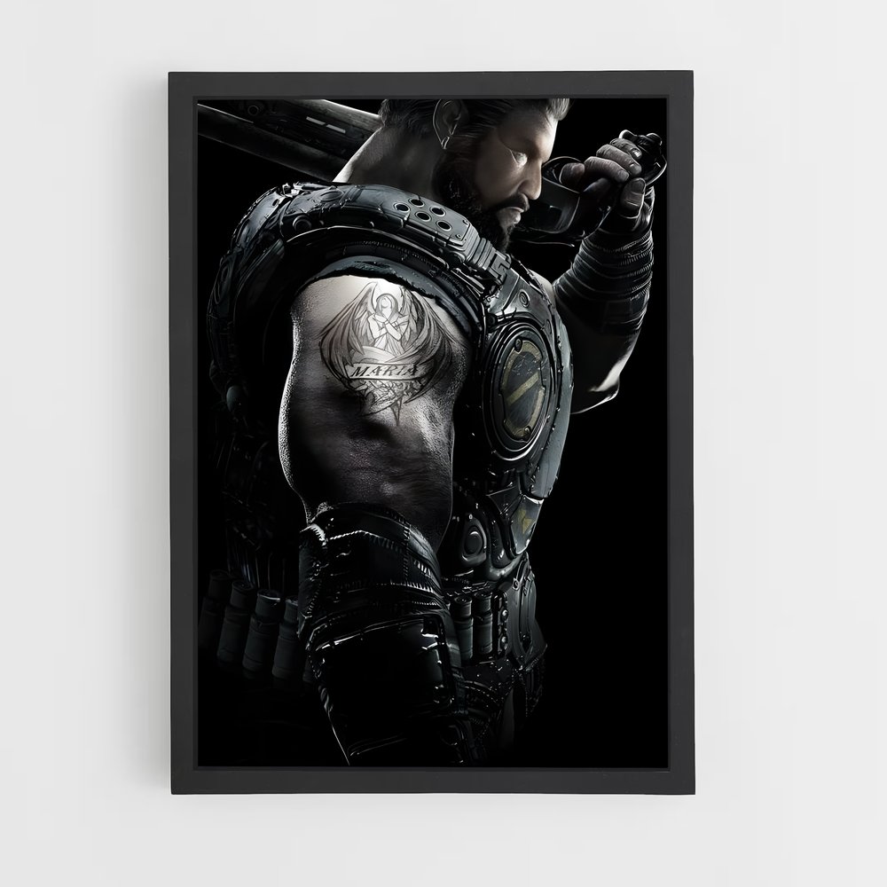 Poster Les Engrenages de l'Infini – affiche Gears of war (vue 2)